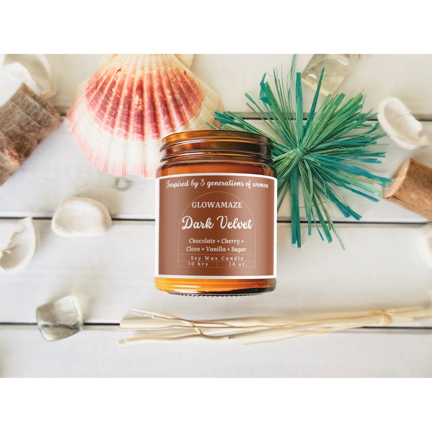 DARK VELVET Soy Candle