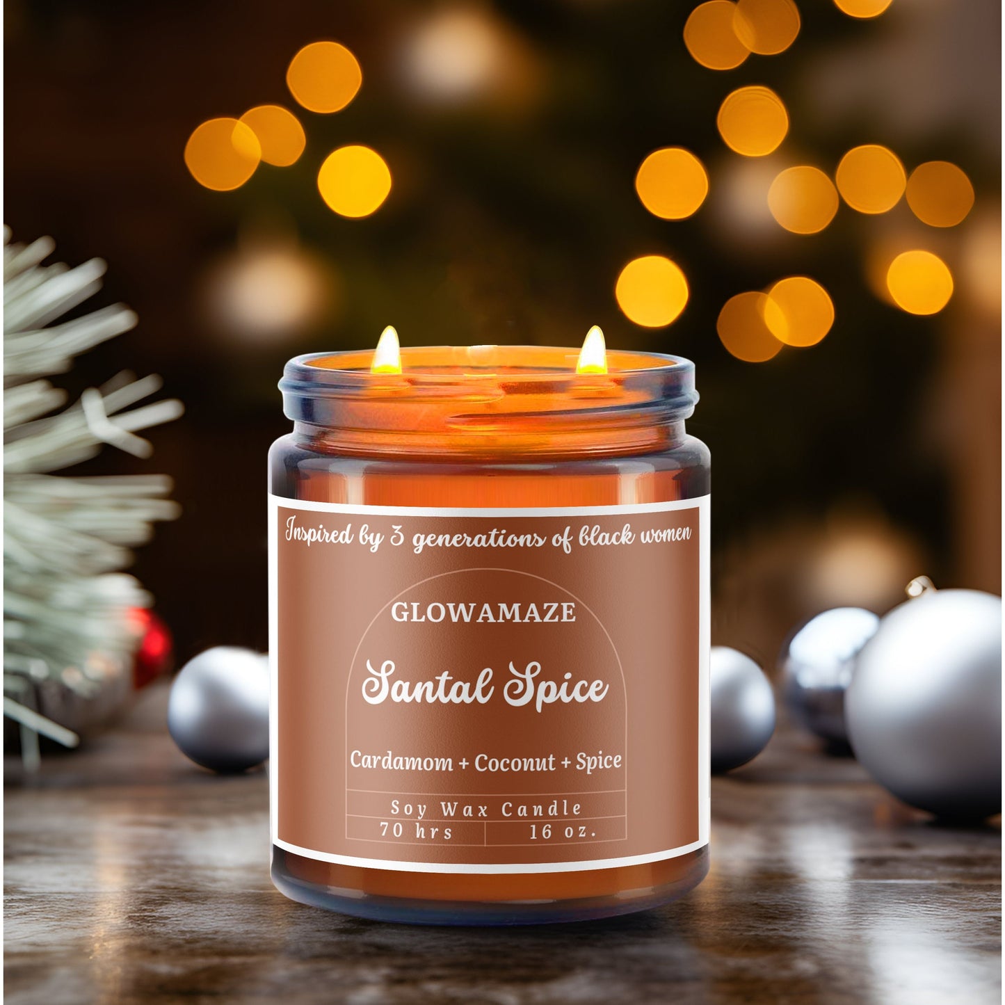 SANTAL SPICE Soy Candle
