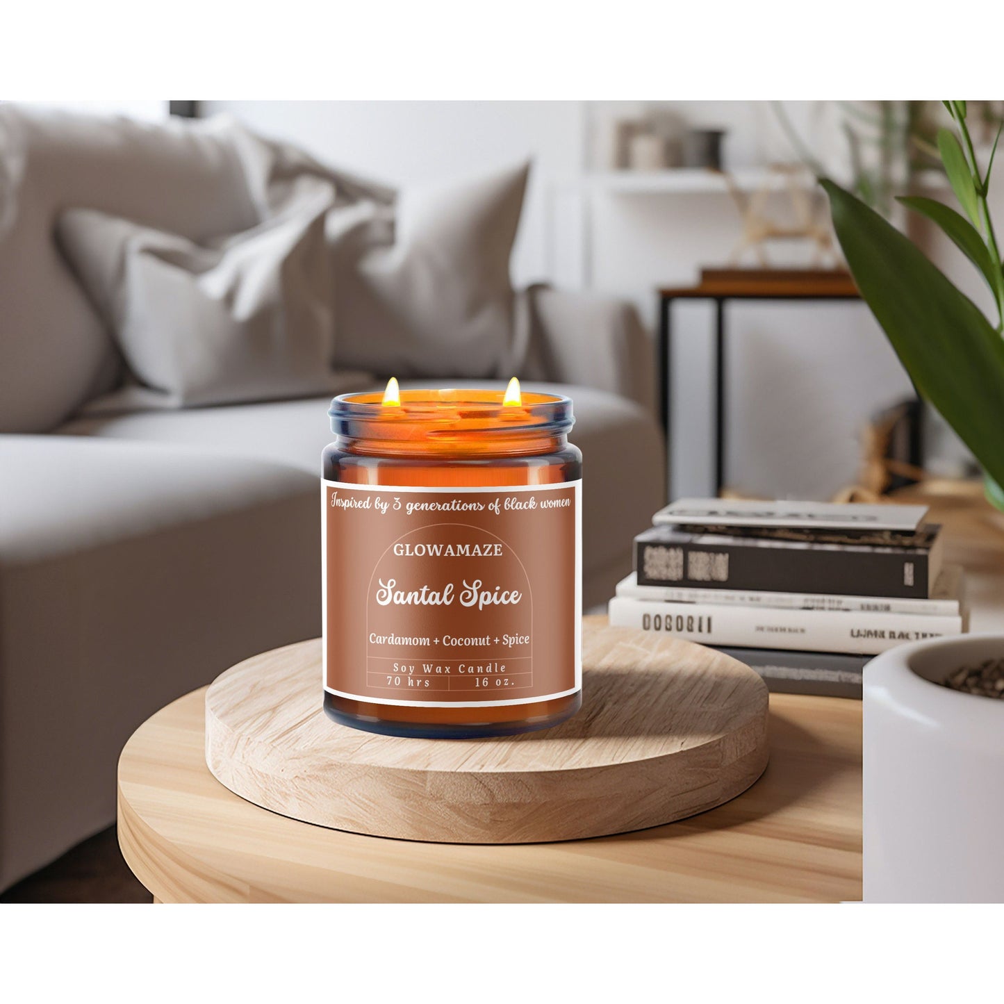SANTAL SPICE Soy Candle