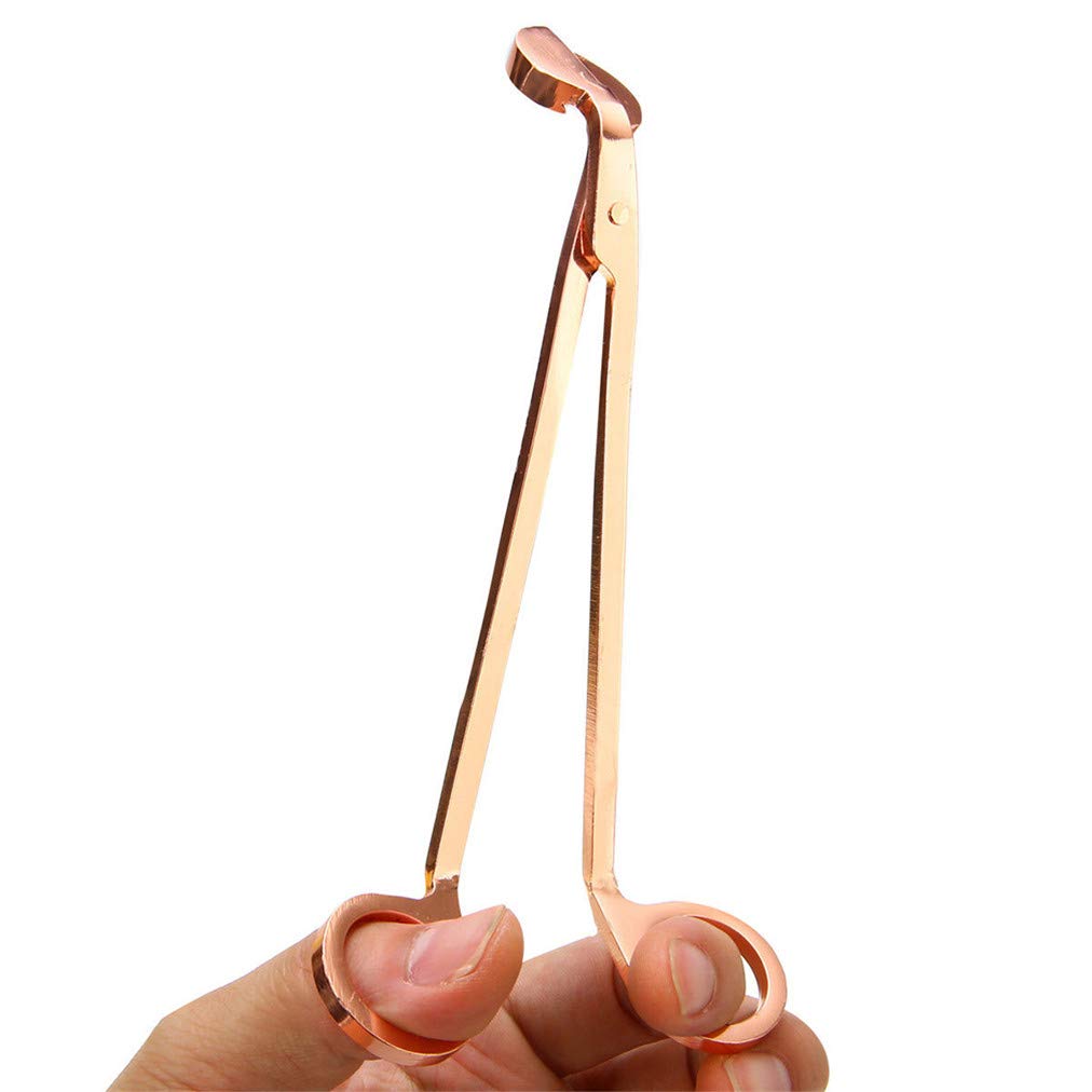 Rose Gold Candle Wick Trimmer - GlowAmaze