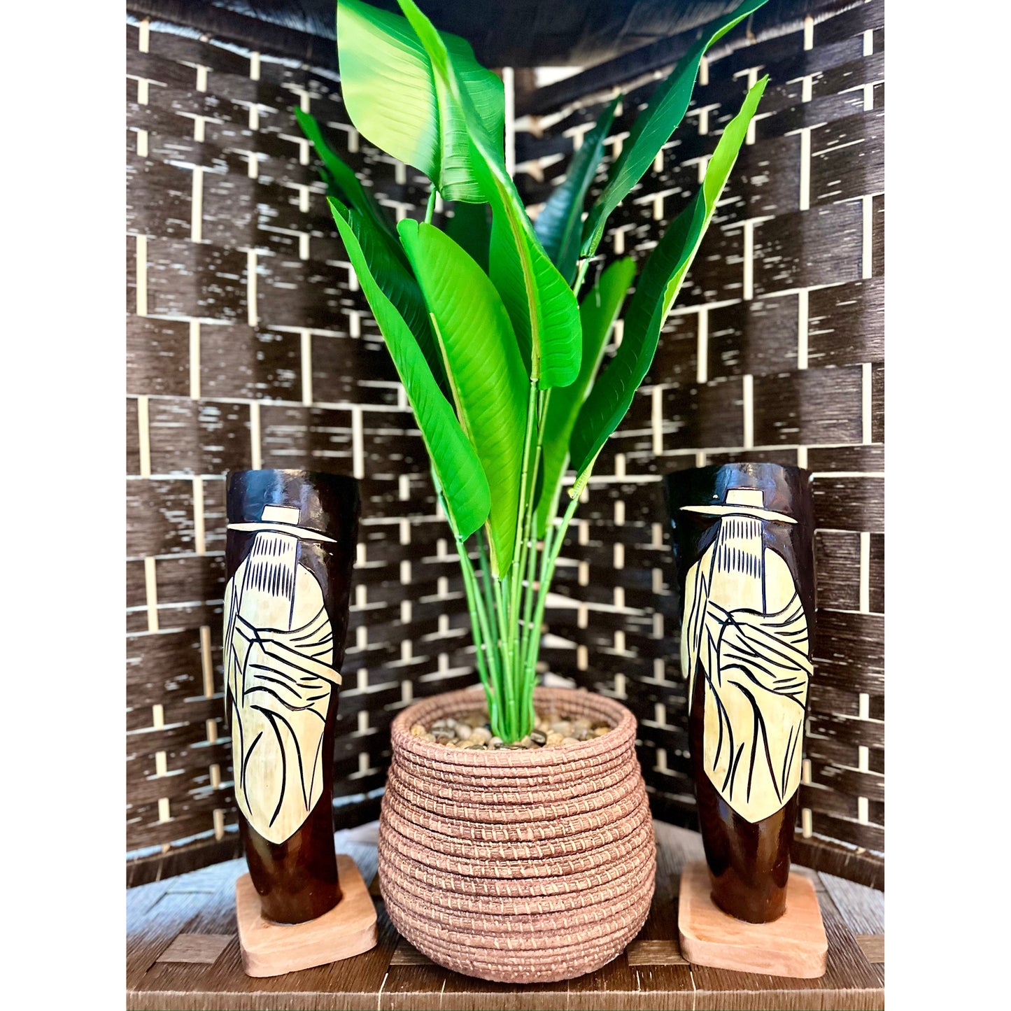 Masquerade Vase (2 pc set)