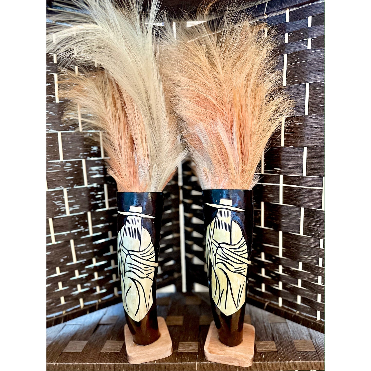 Masquerade Vase (2 pc set)