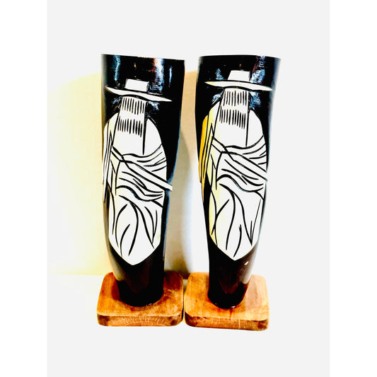 Masquerade Vase (2 pc set)