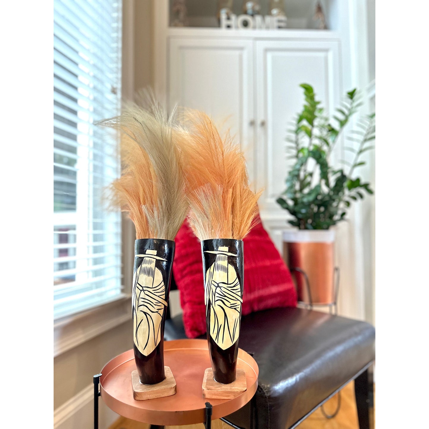 Masquerade Vase (2 pc set)
