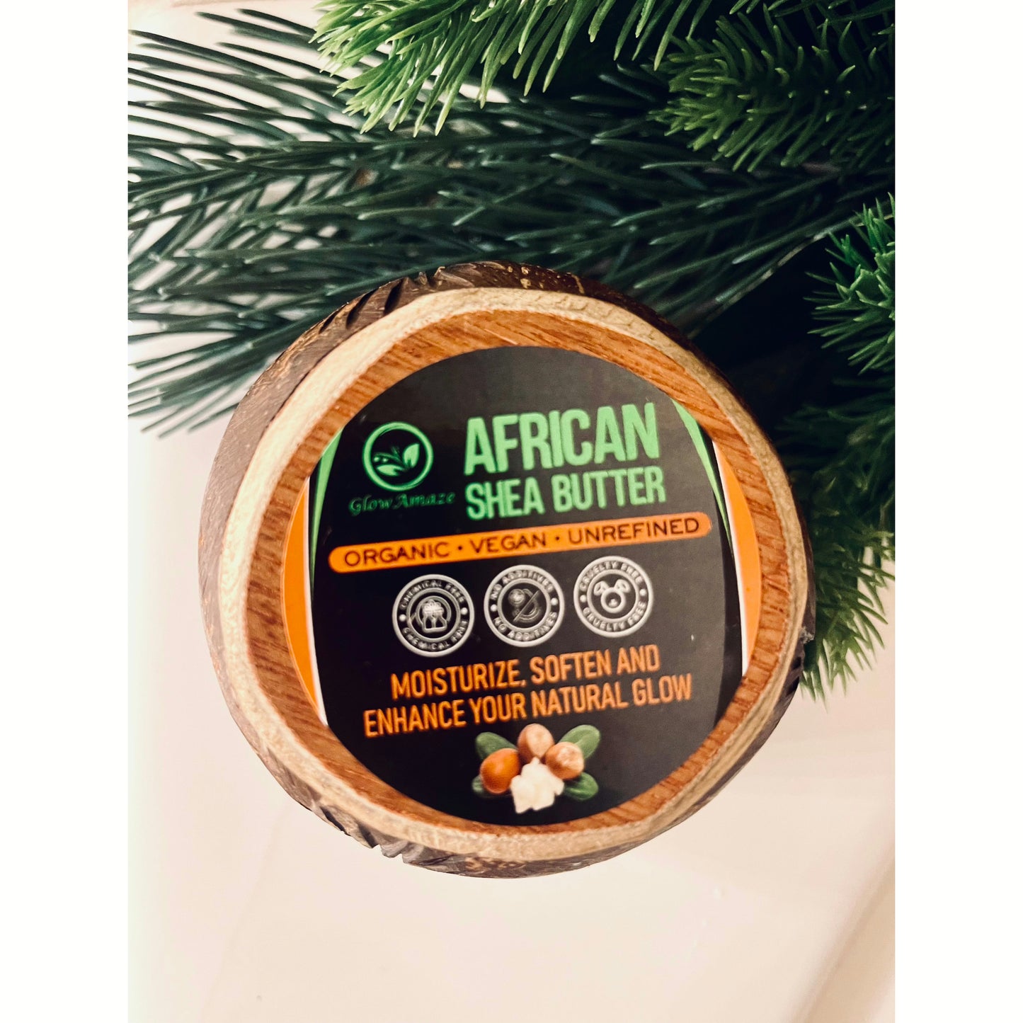 African Shea Butter + Coconut Oil - GlowAmaze