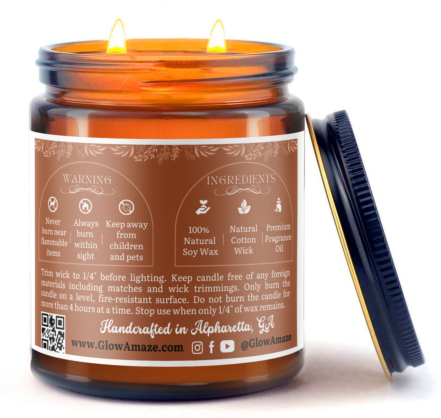 COCONUT WOODS Soy Candle