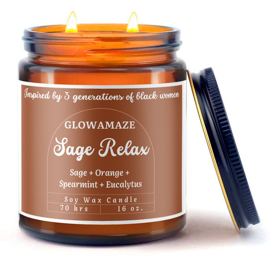 SAGE RELAX Soy Candle
