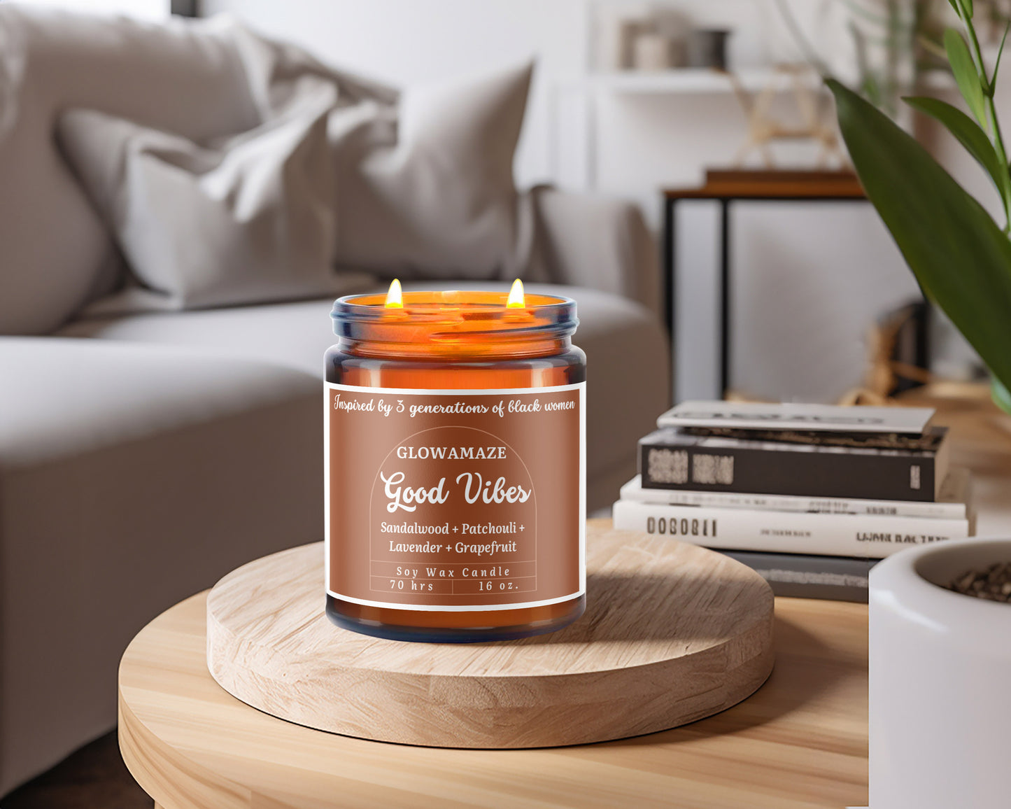 GOOD VIBES Soy Candle